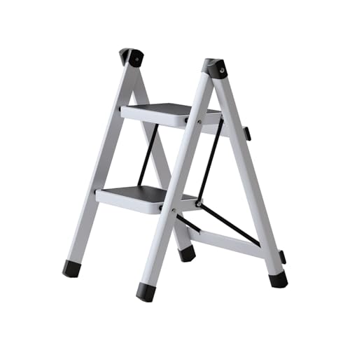 Oanawy はしご 脚立 折り畳み脚立 踏み台 4段 折り畳みはしご 脚立 ペダルすり止めつき 掃除 コンパクト 折り畳み式で収納 安全 頑丈 滑りにくい 組み立て不要 持ち運び簡単 ブラック (2段,ブラック) (2段,ホワイト)